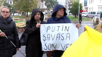 İstanbul Kırım Türkleri'nden Rusya Protestosu