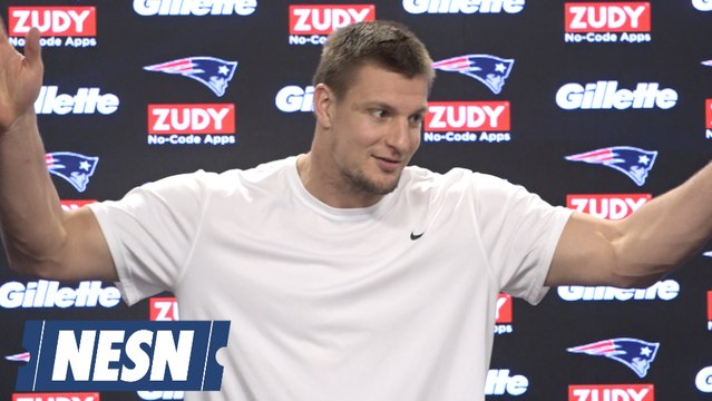 Rob Gronkowski Week 13 Patriots vs. Vikings Press Conference