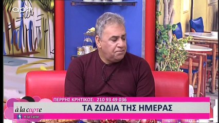 Ζώδια από τον Πέρρη Κρητικό για τις 28 Νοέμβρη (Αρτ, 28/11/2018)
