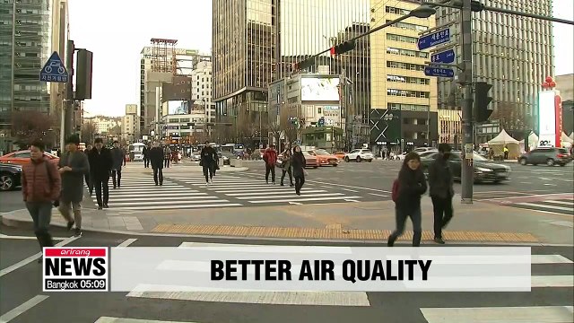 Lower levels of fine dust expected Thursday; some yellow dust in Yeongnam and Honam