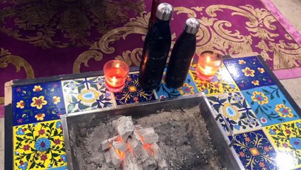 عزيمة هيا الشعيبي لإلهام الفضالة عَل المشاوي