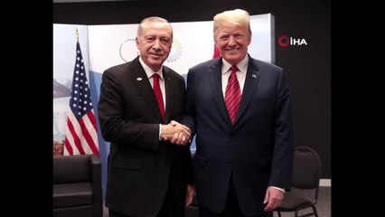 Cumhurbaşkanı Erdoğan, ABD Başkanı Trump'la Bir Araya Geldi