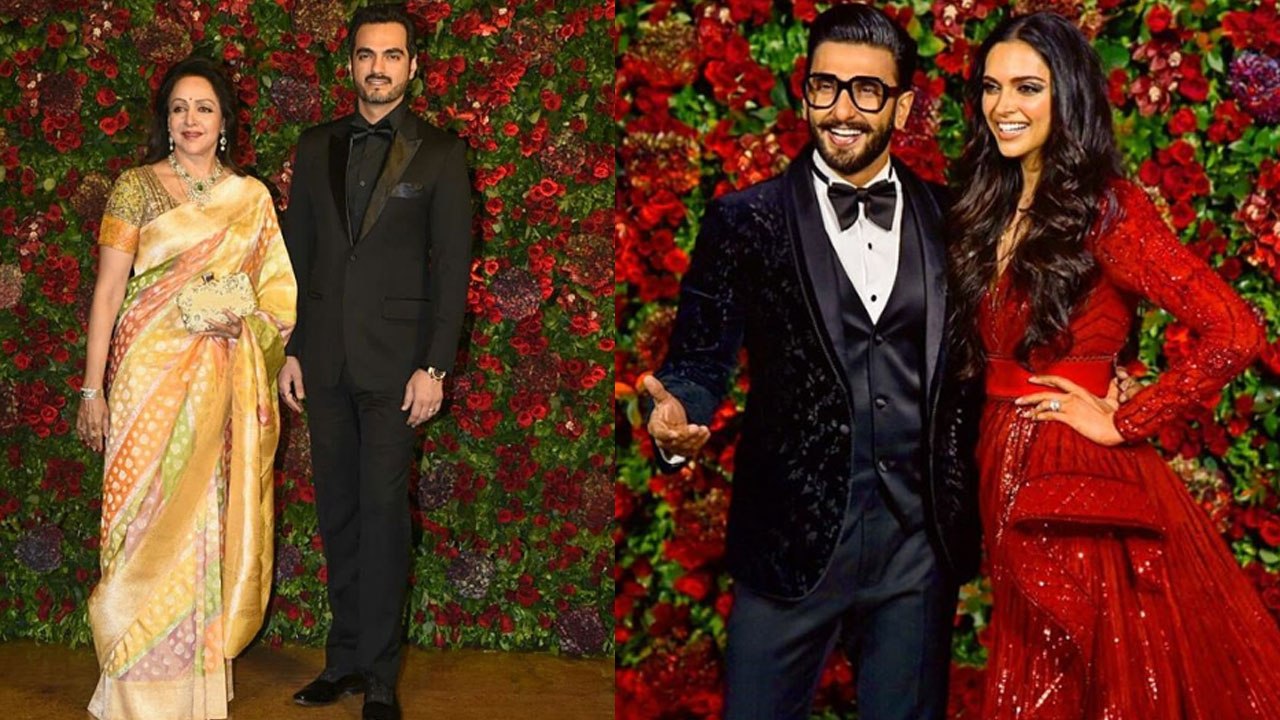 Deepika Padukone और Ranveer Singh के Reception में Hema Malini का दिखा खूबसूरत अंदाज | Boldsky