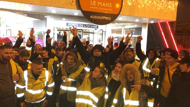 Gilets jaunes au Mans : toujours mobilisés en zone Nord ce samedi soir
