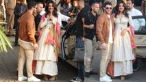 Priyanka Chopra - Nick Jonas leave for Jodhpur for wedding; Watch video | FilmiBeat
