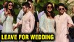 Priyanka Chopra Nick Jonas Leave For Their Wedding In Jodhpur, Umaid Bhawan Palace