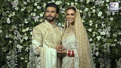 Deepika Padukone And Ranveer Singh's MUMBAI Reception VIDEO