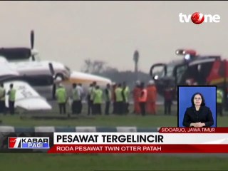 Download Video: Pesawat Tergelincir di Bandara Juanda, Penumpang Selamat