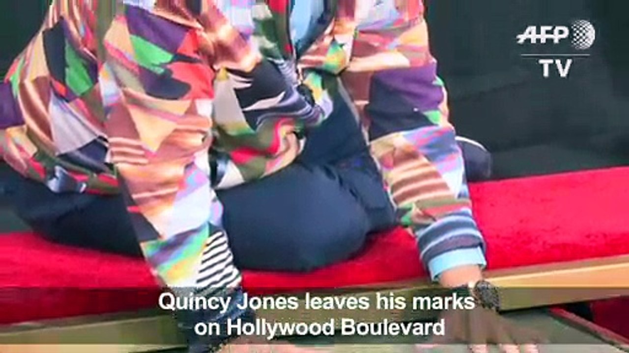 Music legend Quincy Jones honored on Hollywood Boulevard
