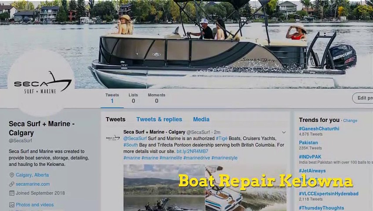 Boat Repair in Kelowna, with Seca Marine
