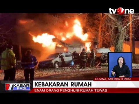 Kebakaran Hanguskan Rumah, Enam Penghuni Tewas