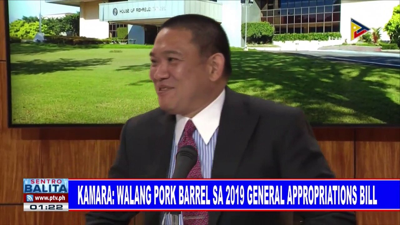 Kamara: Walang pork barrel sa 2019 general appropriations bill