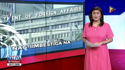 DFA: Pagkamatay ng isang OFW sa Kuwait, iniimbestigahan na