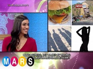 Mars: Host-actress, bet makarelasyon ang ka-love team! | Mars Mashadow