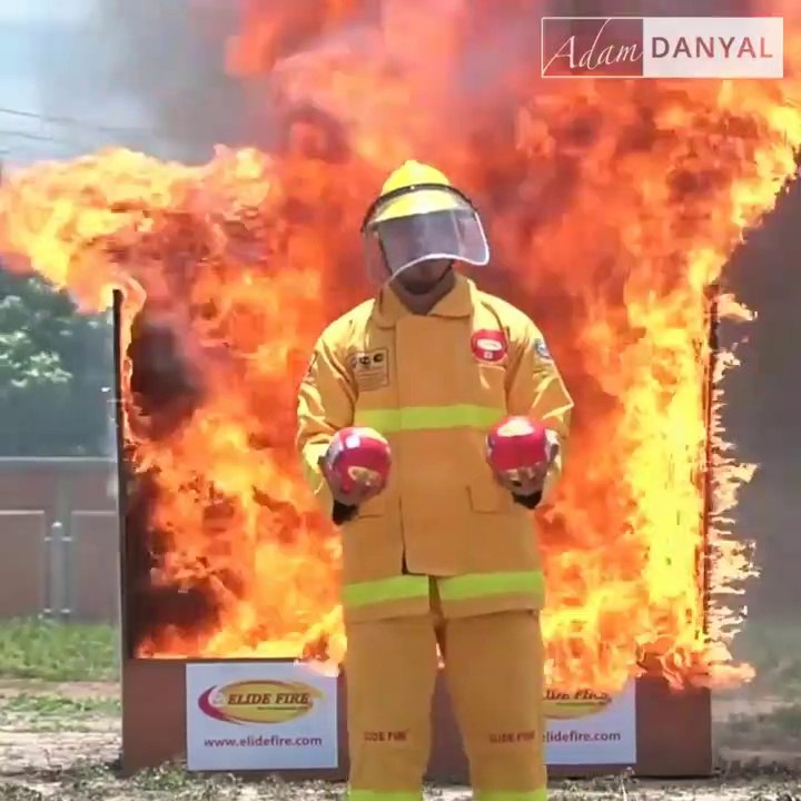 Fire fighting balls