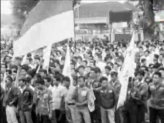 Mahasiswa Protes Pada Pemerintahan Soekarno 24 Desember 1966