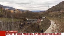 Report TV - Përfundoi me makinë në lum në aksin Maliq - Korçë, polumbarët nxjerrin trupin e viktimës