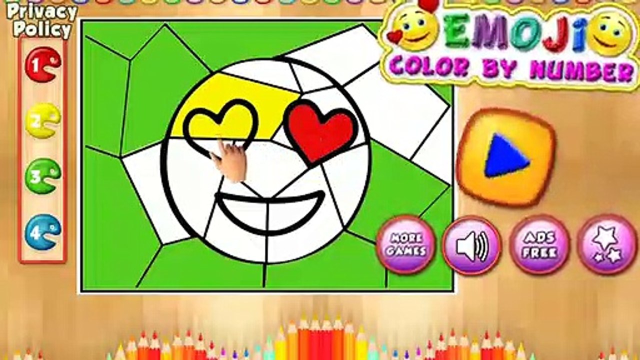 Emoji Color By Number Pixel Art Sandbox