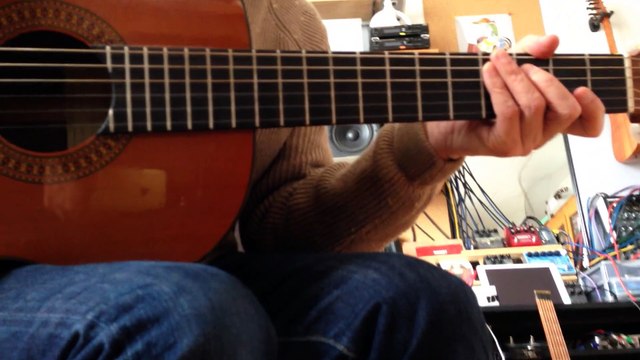 RMC Acoustic Gold pickups on nylon strings