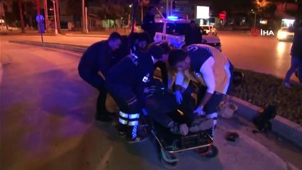 Kaza Yapan Motosiklet Sürücüsü,” Anam Babam Beni Bırakma Tayir” Dedi