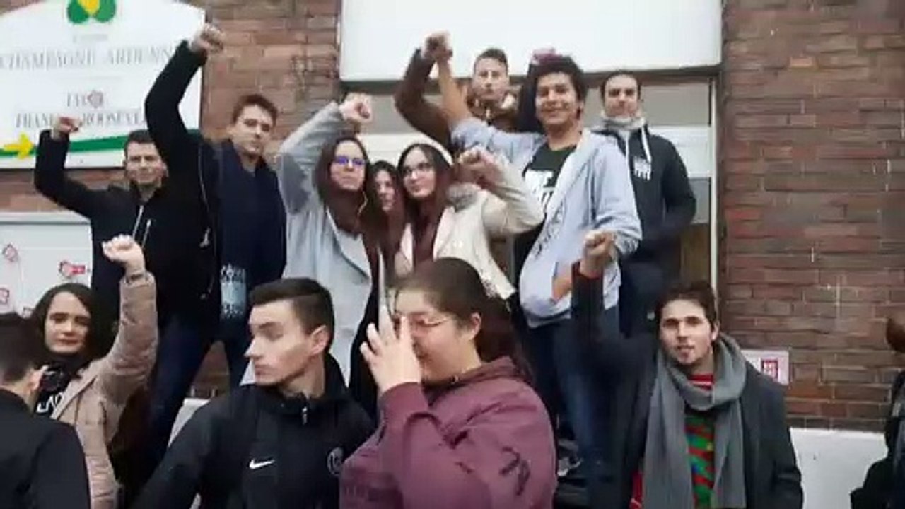Le lycée Roosevelt bloqué par des élèves à Reims