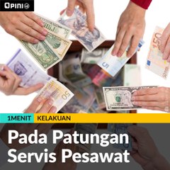 #1MENIT | Pada Patungan Servis Pesawat