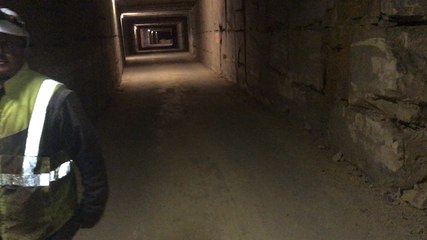 Au cœur de la carrière de pierre de Caen à Cintheaux