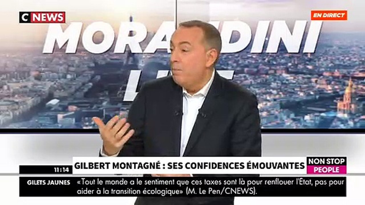 Invité dans "Morandini Live", Gilbert Montagné comprend et soutient les Gilets Jaunes