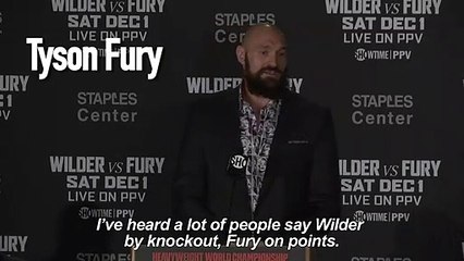 Boxing’s Wilder & Fury: what did they say?