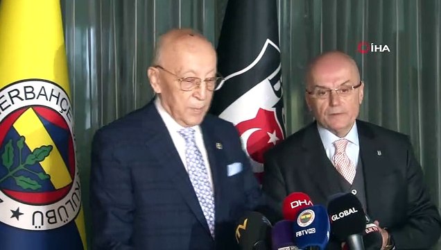 Beşiktaş ve Fenerbahçe divan başkanları yemekte buluştu