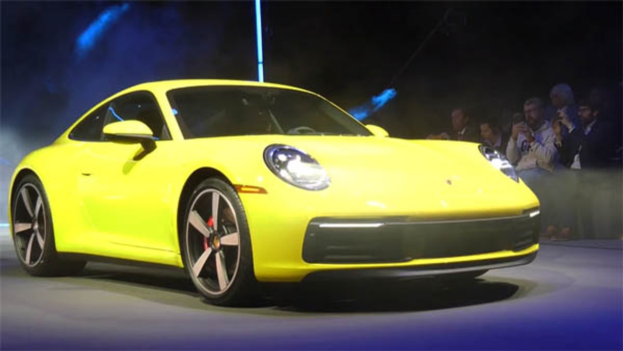 Weltpremiere des neuen Porsche 911 in LA
