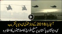 Pakistan Air Force put up aerobatic display in Sea View Karachi