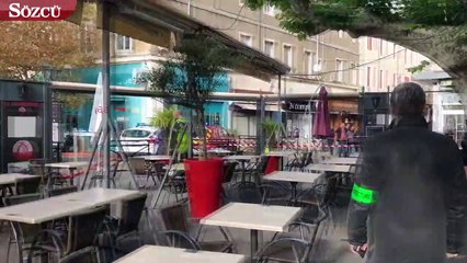 Fransa'da rehine krizi: Bombalı kadın bankayı bastı