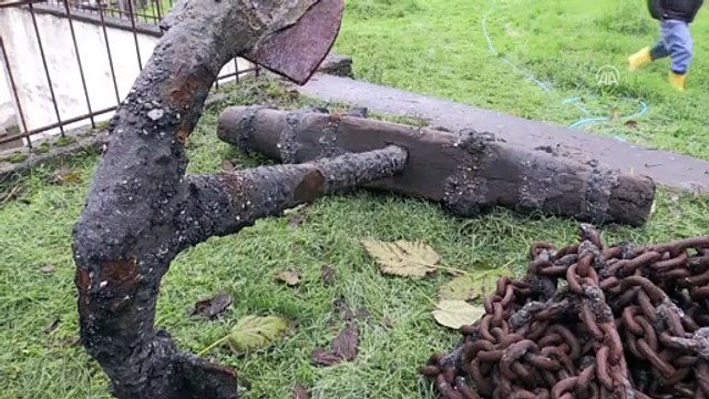 Balıkçının ağına takılan tarihi çapa müzeye kaldırıldı - DÜZCE