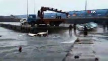 Akçakoca'da Dev Dalgalar Bir Tekneyi Batırdı