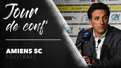 Avant le match Nimes - Amiens  SC : Christophe Pélissier