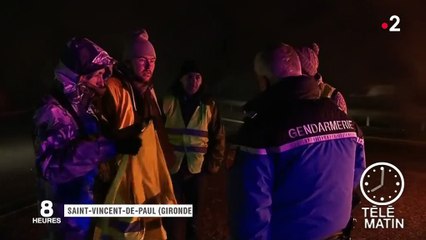 "Gilets jaunes" : un dépôt de carburants de Gironde bloqué pendant la nuit