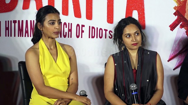Watch Why Siddhanth Kapoor Said SORRY to Radhika Apte During Bombairiya Trailer Launch