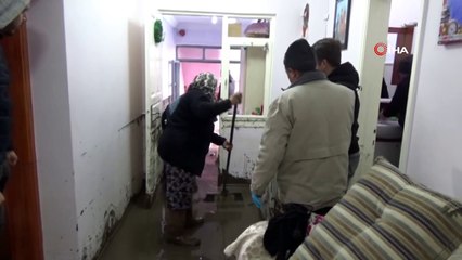 Evler çamur deryasına döndü...Felaketin bilançosu sabah ortaya çıktı