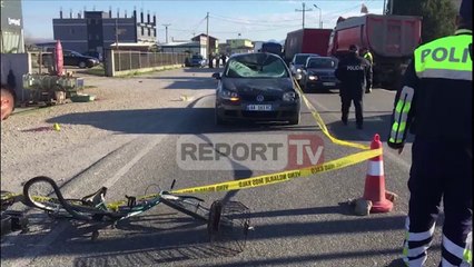 Report TV - Shkodër, po udhëtonte me biçikletë, humbet jetën pasi përplaset nga makina