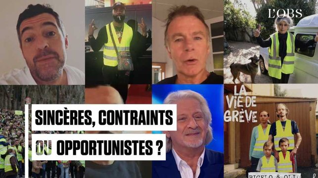 Sincères, contraints ou opportunistes, ces people qui soutiennent les gilets jaunes