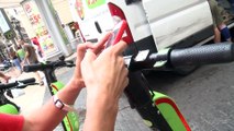 Tráfico trabaja para prohibir que los patinetes circulen por la acera