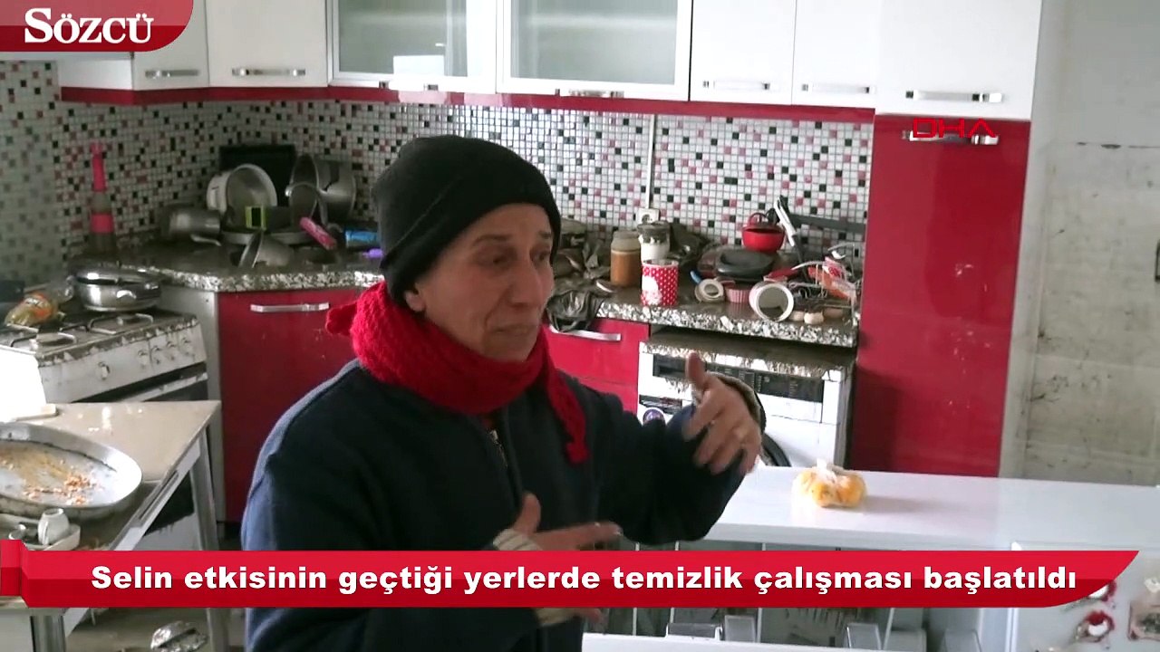 Edirne'de selin etkisi geçti, temizlik başladı