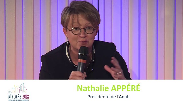 Ateliers de l'Anah 2018 : Séance plénière - Introduction Nathalie Appéré