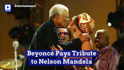 Beyoncé Pays Tribute to Nelson Mandela