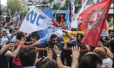 Samsun'daki Suruç protestosuna saldırı