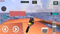 Impossible Mega Ramp - Moto Bike Rider Superhero 3D - Android gameplay FHD