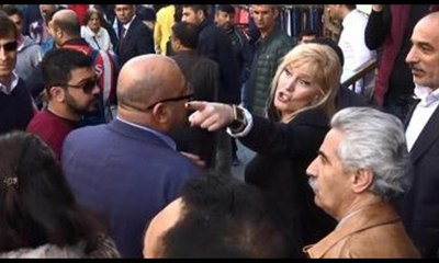 'Neden evet diyeceğiz' sorusundan bile korktular... Bakana soru sormak isteyen kadını susturdular