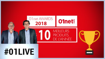 Les résultats des 01net Awards - 01LIVE HEBDO #207