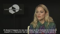 Marion Cotillard: I have learned how to leave a character behind